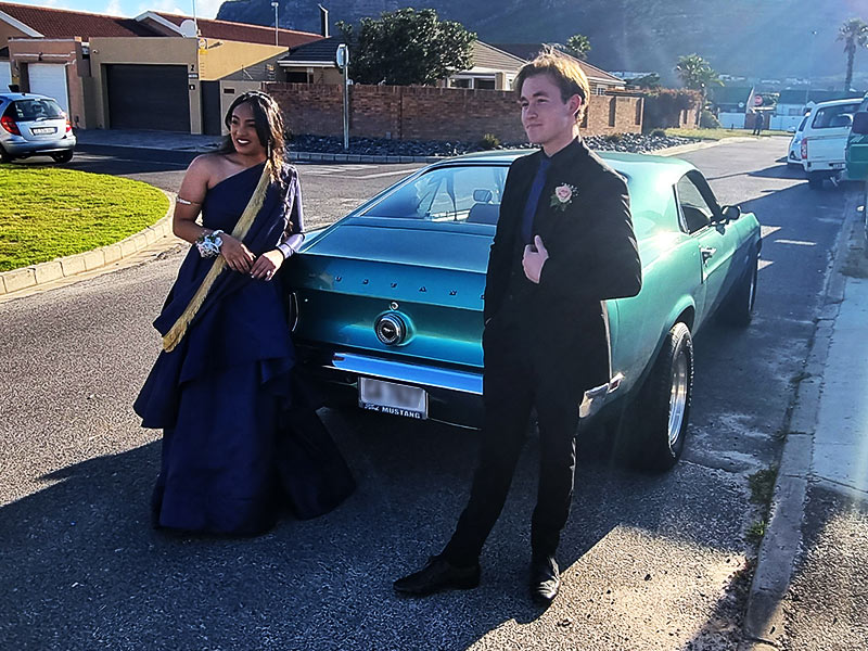 Mustang hire Fish Hoek Matric